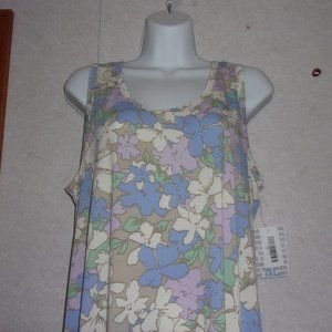 LulaRoe (New with Tags) Multicolored Sleeveless Maxi Dress Size Large